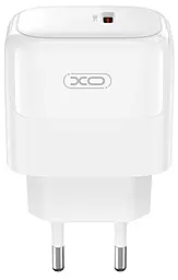 Сетевое зарядное устройство XO L136 20w PD USB-C fast charger white - фото Сетевое зарядное устройство XO L136 20w PD USB-C fast charger white
