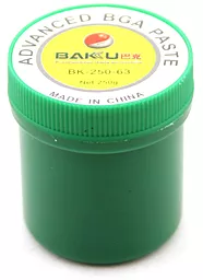 BGA паста Baku для пайки (Sn63Pb37) BK-250-63 150гр в пластиковой емкости