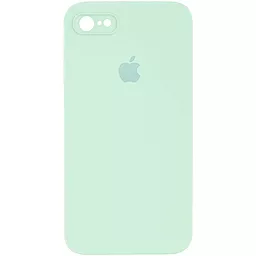 Чехол Silicone Case Full Camera Square для Apple iPhone 6, iPhone 6s  Light Turquoise