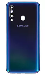 Задня кришка корпусу Samsung Galaxy A60 2019 A606F зі склом камери Original Daybreak Black