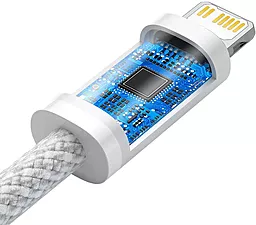 Кабель USB PD Baseus Dynamic 20W USB Type-C - Lightning Cable White (CALD000002) - миниатюра 3