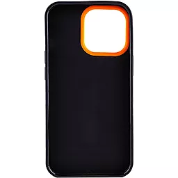 Чехол Epik TPU+PC Bichromatic для Apple iPhone 13 Pro (6.1") Black / Orange - миниатюра 2