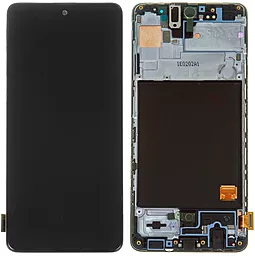 Дисплей Samsung Galaxy A51 A515 з тачскріном і рамкою, оригінал, Black