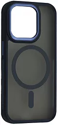 Чохол 1TOUCH New Matte with MagSafe для Apple iPhone 14 Pro Dark Blue - фото Чохол 1TOUCH New Matte with MagSafe для Apple iPhone 14 Pro Dark Blue