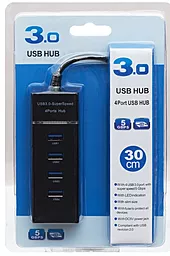 USB хаб EasyLife RS009 / DX 303 4USB Black - миниатюра 4