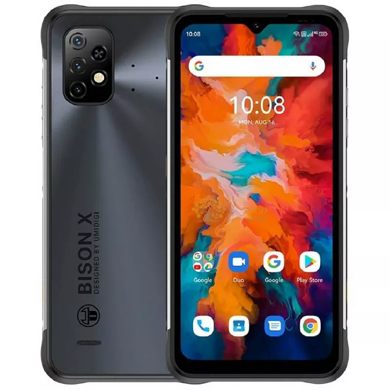 Смартфон Umidigi Bison X10 4/64GB Hack Black - фото 1