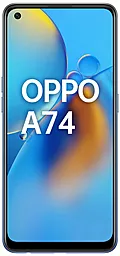 Смартфон Oppo A74 6/128GB Midnight Blue - миниатюра 2