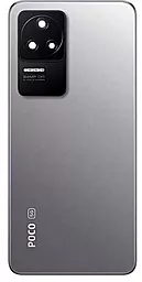 Задняя крышка корпуса Xiaomi Redmi K40S / Poco F4 со стеклом камеры (48MP), c логотипом "POCO" Original Moonlight Silver - фото Задняя крышка корпуса Xiaomi Redmi K40S / Poco F4 со стеклом камеры (48MP), c логотипом "POCO" Original Moonlight Silver