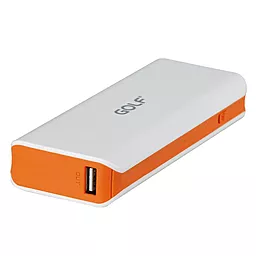 Повербанк GOLF Tiger GF-211 10400 mAh White/Orange - фото Повербанк GOLF Tiger GF-211 10400 mAh White/Orange