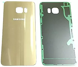 Задняя крышка корпуса Samsung Galaxy S6 EDGE Plus G928 Original Gold Platinum
