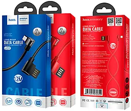Кабель Hoco U37 Long Roam USB-A - micro USB 12w 2.4a 1.2м cable Black - мініатюра 5 Кабель Hoco U37 Long Roam USB-A - micro USB 12w 2.4a 1.2м cable Black - мініатюра 5