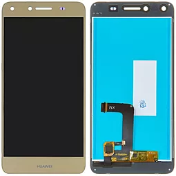 Дисплей Huawei Y5 II, Y5 2, Honor 5, Honor Play 5 з тачскріном, Gold - фото Дисплей Huawei Y5 II, Y5 2, Honor 5, Honor Play 5 з тачскріном, Gold