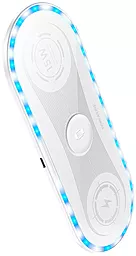 Беспроводная док-станция Borofone BQ14 Absolute 22.5w 3-in-1 wireless charger white - фото Беспроводная док-станция Borofone BQ14 Absolute 22.5w 3-in-1 wireless charger white