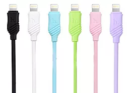 Кабель Hoco X6 KHAKI USB-A - Lightning 12w 2.4a 1м cable Black - фото Кабель Hoco X6 KHAKI USB-A - Lightning 12w 2.4a 1м cable Black
