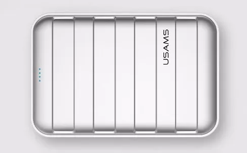 Повербанк Usams US-CD06 Trunk 10000mah Silver - фото 3