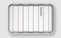 Повербанк Usams US-CD06 Trunk 10000mah Silver - миниатюра 3 Повербанк Usams US-CD06 Trunk 10000mah Silver - миниатюра 3