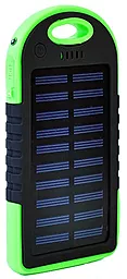 Повербанк MANGO Solar 2USB 6000mAh Black/Green - фото Повербанк MANGO Solar 2USB 6000mAh Black/Green