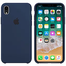 Чехол Silicone Case для Apple iPhone XR Blue Cobalt