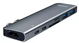 USB Type-C хаб (концентратор) Xiaomi DC-7 Hagibis Docking Station Silver