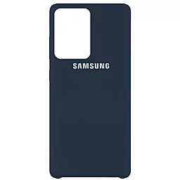 Чехол Epik Silicone Cover (AAA) Samsung G988 Galaxy S20 Ultra Midnight blue