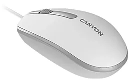 Компьютерная мышка Canyon M-10 White/Gray (CNE-CMS10WG) - фото Компьютерная мышка Canyon M-10 White/Gray (CNE-CMS10WG)
