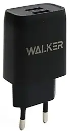 Сетевое зарядное устройство Walker WH-31 2.1a 2xUSB-A ports charger black - фото Сетевое зарядное устройство Walker WH-31 2.1a 2xUSB-A ports charger black