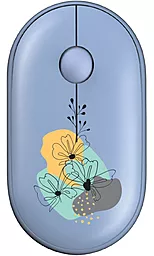 Компьютерная мышка 2E MF300 Flora Silent WL BT Mallow (2E-MF300WFLORABL) - фото Компьютерная мышка 2E MF300 Flora Silent WL BT Mallow (2E-MF300WFLORABL)
