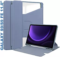 Чехол для планшета BeCover 360° Rotatable для Samsung Galaxy Tab S9, S9 FE 11.0" Purple (710437) - фото Чехол для планшета BeCover 360° Rotatable для Samsung Galaxy Tab S9, S9 FE 11.0" Purple (710437)