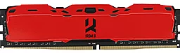 Оперативная память GooDRam DDR4 16GB 3000MHz Iridium X (IR-XR3000D464L16/16G) Red
