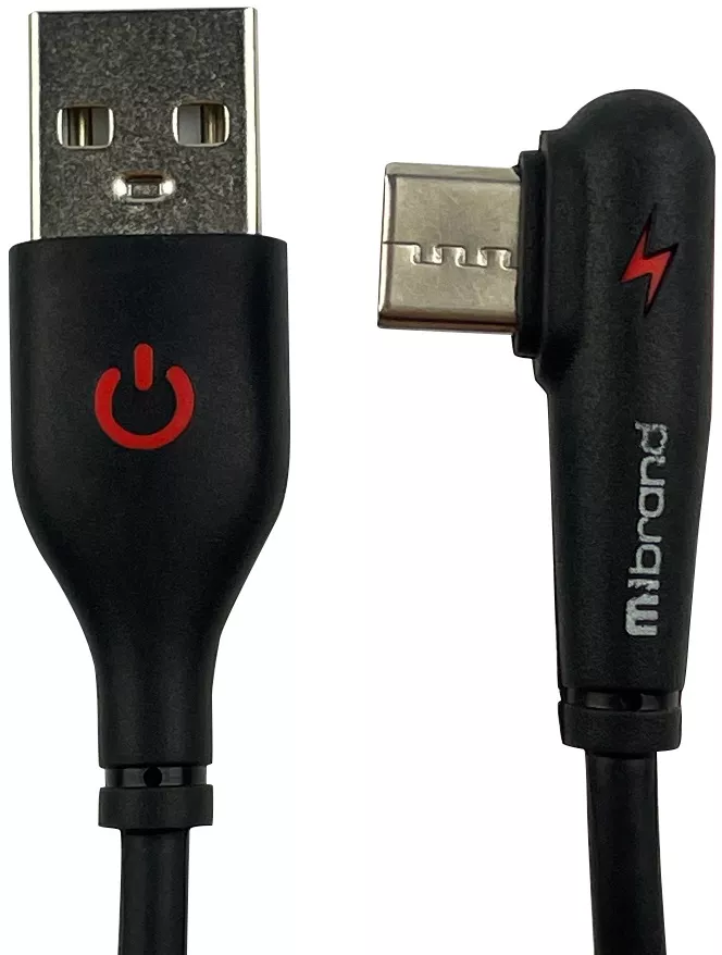 Кабель Mibrand MI-11 USB-A - Type-C 10w 1м cable Black (MIDC/11TB) - фото 1