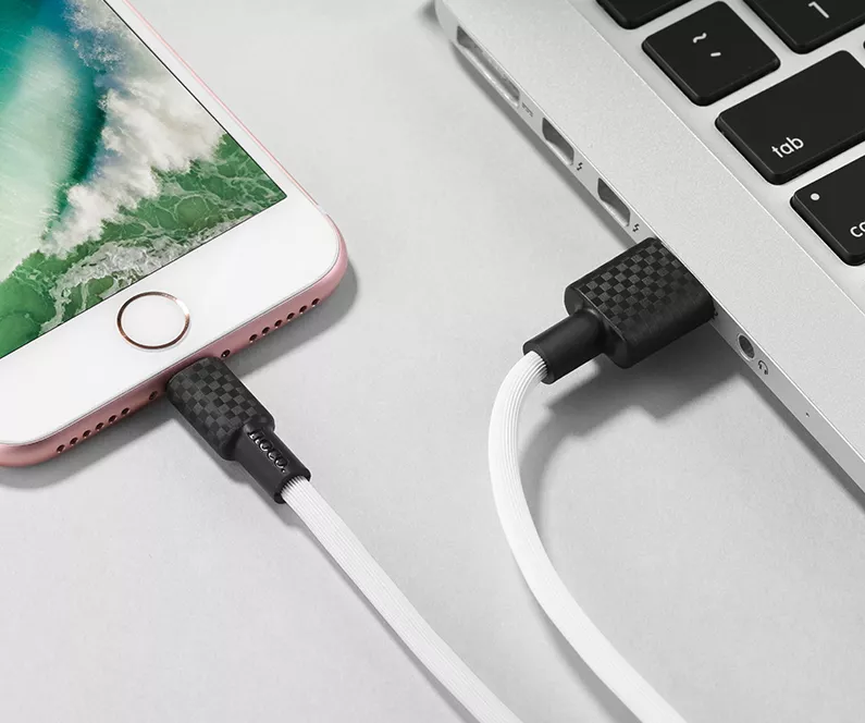 Кабель Hoco X29 Superior Style USB-A - Lightning 10w 1м cable White - фото 4