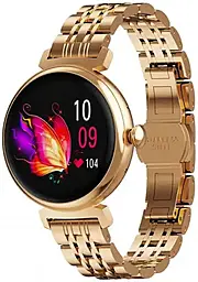 Смарт-часы Lemfo DM70 Metal Gold - фото Смарт-часы Lemfo DM70 Metal Gold