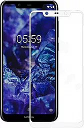 Защитное стекло Mocolo 2.5D Full Cover Nokia 5.1 Plus White