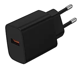 Мережевий зарядний пристрій 4U 18w USB-A H18Q QC3.0 charger black (PAH18QU1B) - фото Мережевий зарядний пристрій 4U 18w USB-A H18Q QC3.0 charger black (PAH18QU1B)
