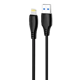 Кабель Proove Simple Silicone USB-A - Lightning 12w 2.4a 1м cable black (CCSS12001101) - фото Кабель Proove Simple Silicone USB-A - Lightning 12w 2.4a 1м cable black (CCSS12001101)