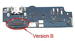 Нижняя плата Asus ZenFone Max (ZC550KL) c разъемом зарядки и микрофоном, версия В, Original - фото Нижняя плата Asus ZenFone Max (ZC550KL) c разъемом зарядки и микрофоном, версия В, Original