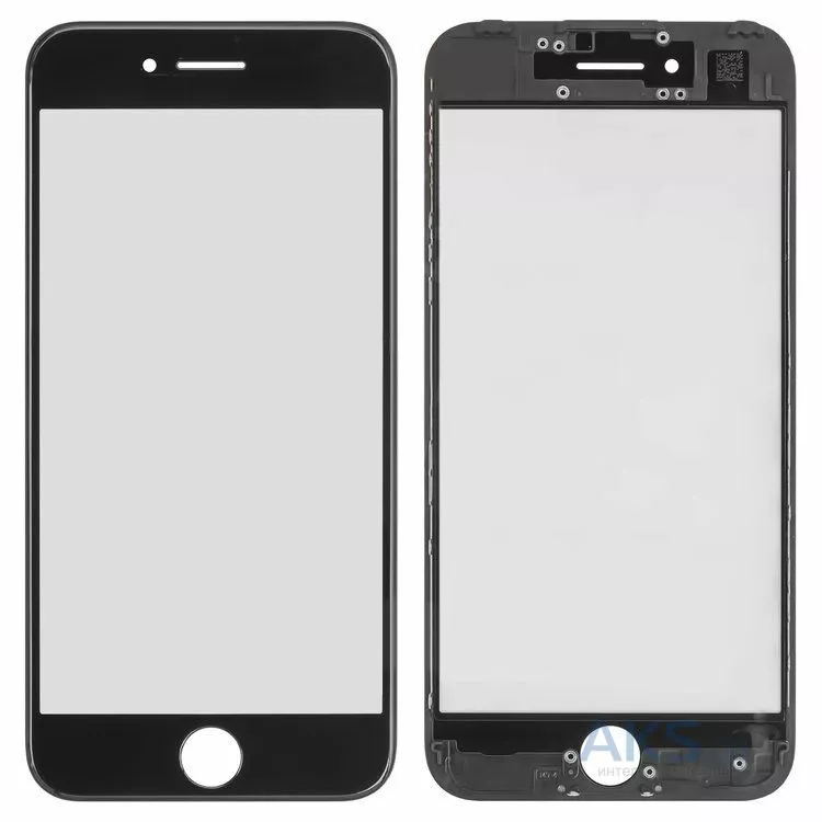 Корпусне скло дисплея Apple iPhone 7 with frame Black - фото 1