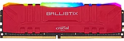 Оперативная память Micron DDR4 8GB 3000MHz Ballistix RGB (BL8G30C15U4RL) Red