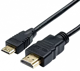 Видеокабель HDMI A to HDMI C (mini) 1.0m (6153) Atcom - фото Видеокабель HDMI A to HDMI C (mini) 1.0m (6153) Atcom