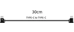 USB Кабель Goojodoq 0.3m USB Type-C - Type-C Cable for DJI Mavic Mini/2/3/Air/2/2S Black (100500392440660030-TT) - мініатюра 2
