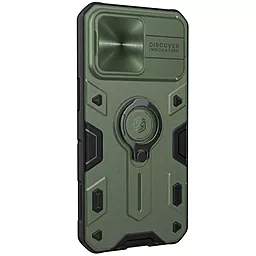 Чехол Nillkin CamShield Armor no logo (шторка на камеру) для Apple iPhone 13 Pro (6.1")  Зеленый - миниатюра 2