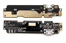 Нижняя плата Xiaomi Redmi Note 2 с разъемом зарядки и микрофоном - фото Нижняя плата Xiaomi Redmi Note 2 с разъемом зарядки и микрофоном