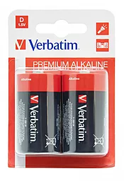 Батарейки Verbatim D / LR20 2шт (49923)