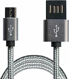 USB Кабель Grand-X FM02 micro USB Cable Grey/Black