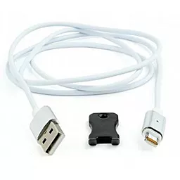 Кабель Cablexpert USB-A - Lightning 12w 2.4a 1м cable White (CC-USB2-AMLMM-1M) - фото Кабель Cablexpert USB-A - Lightning 12w 2.4a 1м cable White (CC-USB2-AMLMM-1M)