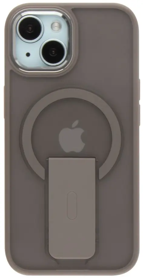 Чехол Viva FlexGuard Magnetic Ring Stand для Apple iPhone 15  Titanium - фото 1