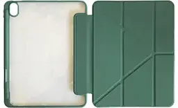 Чохол для планшету Smart Case Clear з місцем під стилус для Apple iPad Air 4 10.9, Air 5 10.9 Green - фото Чохол для планшету Smart Case Clear з місцем під стилус для Apple iPad Air 4 10.9, Air 5 10.9 Green