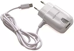 Сетевое зарядное устройство Walker WH-24 2a USB-A charger + USB-C cable white
