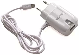 Сетевое зарядное устройство Walker WH-24 2a USB-A charger + USB-C cable white - фото Сетевое зарядное устройство Walker WH-24 2a USB-A charger + USB-C cable white