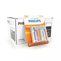 Батарейки Philips D / R20 Super Heavy Duty BLISTER CARD 2шт (R20L2FT/93)